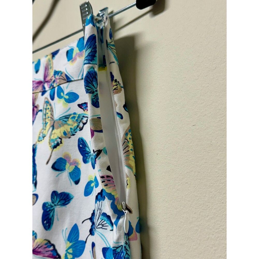 Talbots Canvas A-Line Exquisite Butterflies Mini … - image 6